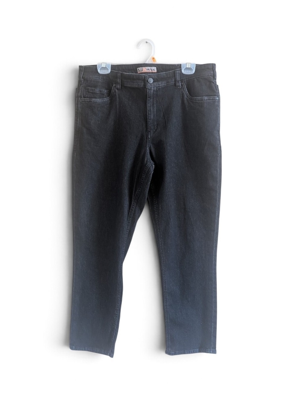 5.11 Tactical Women’s Black Straight-Leg Jeans 14 Short